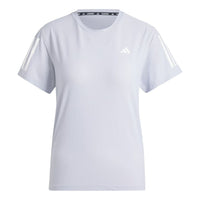 (WMNS) adidas Own The Run T-shirt Asia Sizing 'Halo Silver' IP2041