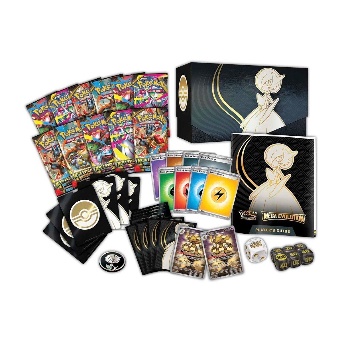 Pokemon Card Eng. 2025 Pokemon ME01: Mega Evolution Pokemon Center Exclusive Elite Trainer Box 'Mega Gardevoir' 10-10047-120