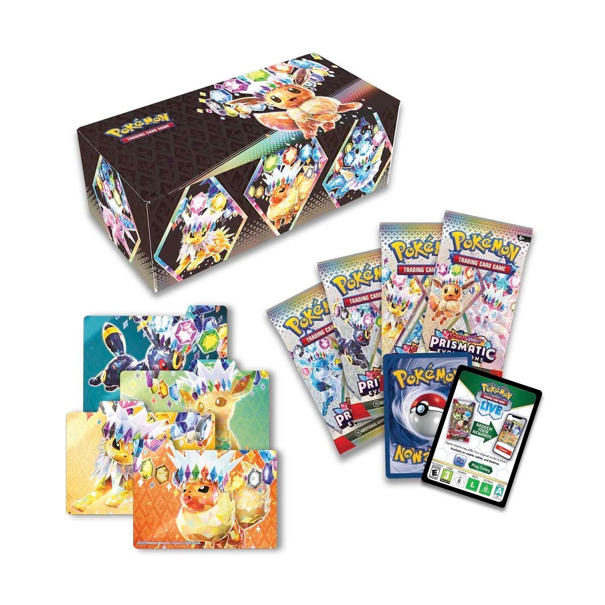 Pokemon Card Eng. 2025 Pokemon SV: Prismatic Evolutions Surprise Box 100-10096