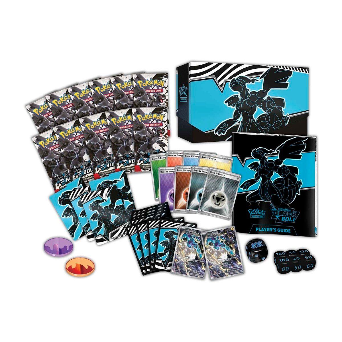 Pokemon Card Eng. 2025 Pokemon SV: Black Bolt Pokemon Center Exclusive Elite Trainer Box 10-10037-118