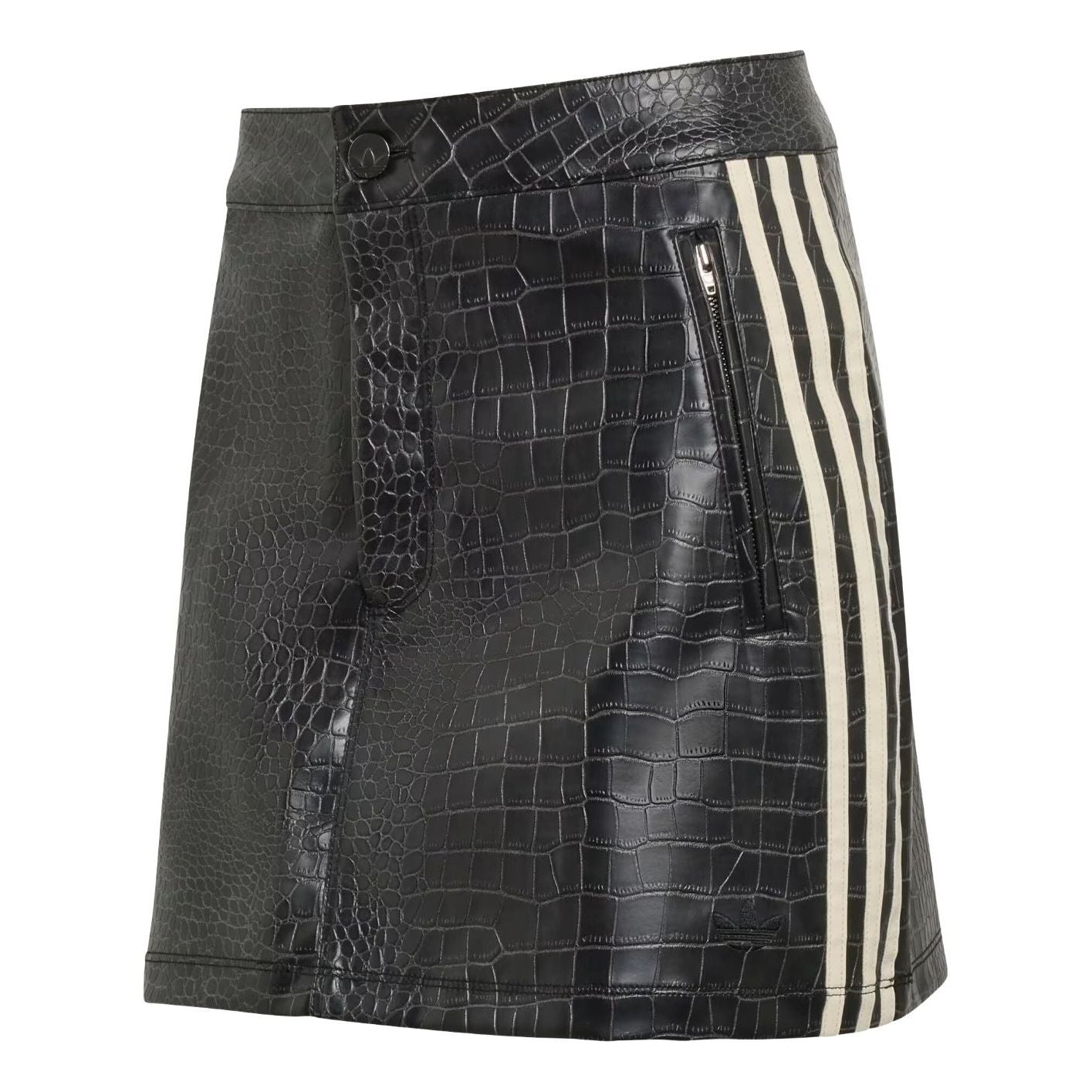 (WMNS) adidas Pleather Mini Skirt 'Black' KE5034