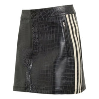 (WMNS) adidas Pleather Mini Skirt 'Black' KE5034