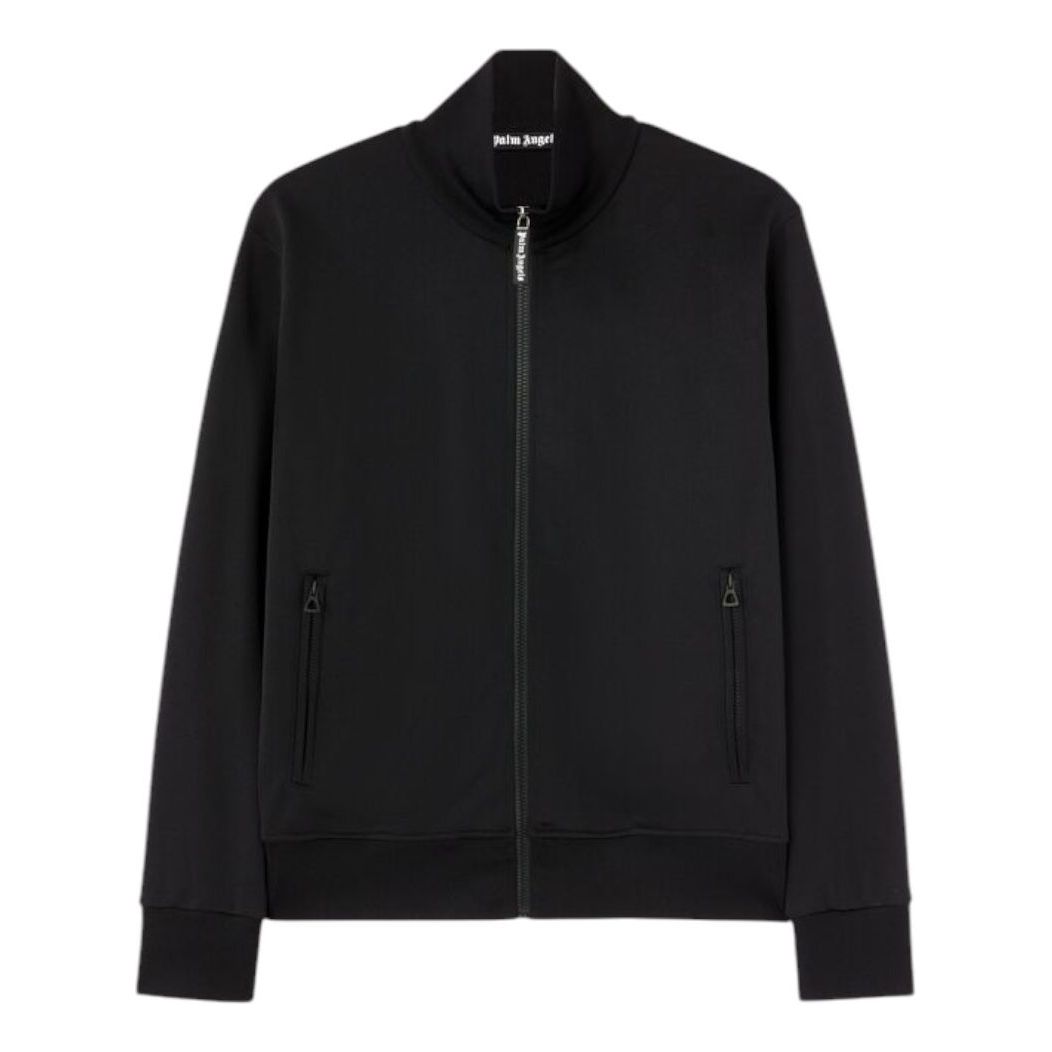 Palm Angels Back Curved Logo Track Jacket 'Black' PMBD089S25FAB0011003