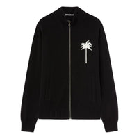 Palm Angels Palm Knit Track Top 'Black' PMHA061S25KNI0011003