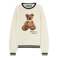 Palm Angels Bear In Mind Sweater 'Off White Brown' PMHE007S25KNI0010360