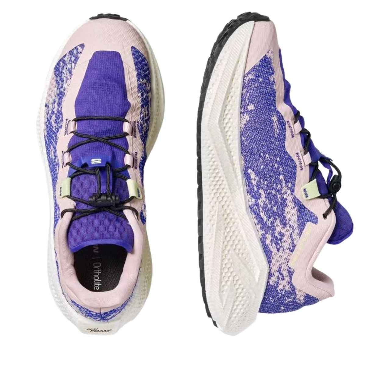 (WMNS) SALOMON Areo Glide 4 GRVL 'Shadow Gray Deep Blue' 491756