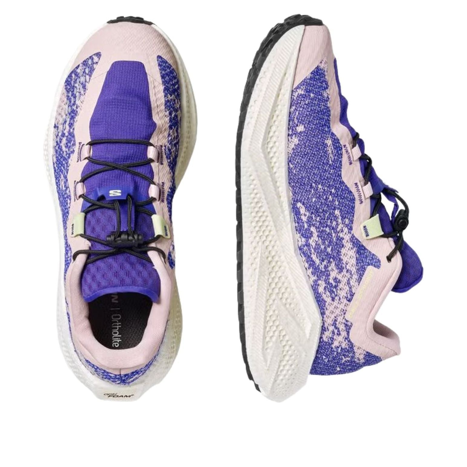 (WMNS) SALOMON Areo Glide 4 GRVL 'Shadow Gray Deep Blue' 491756