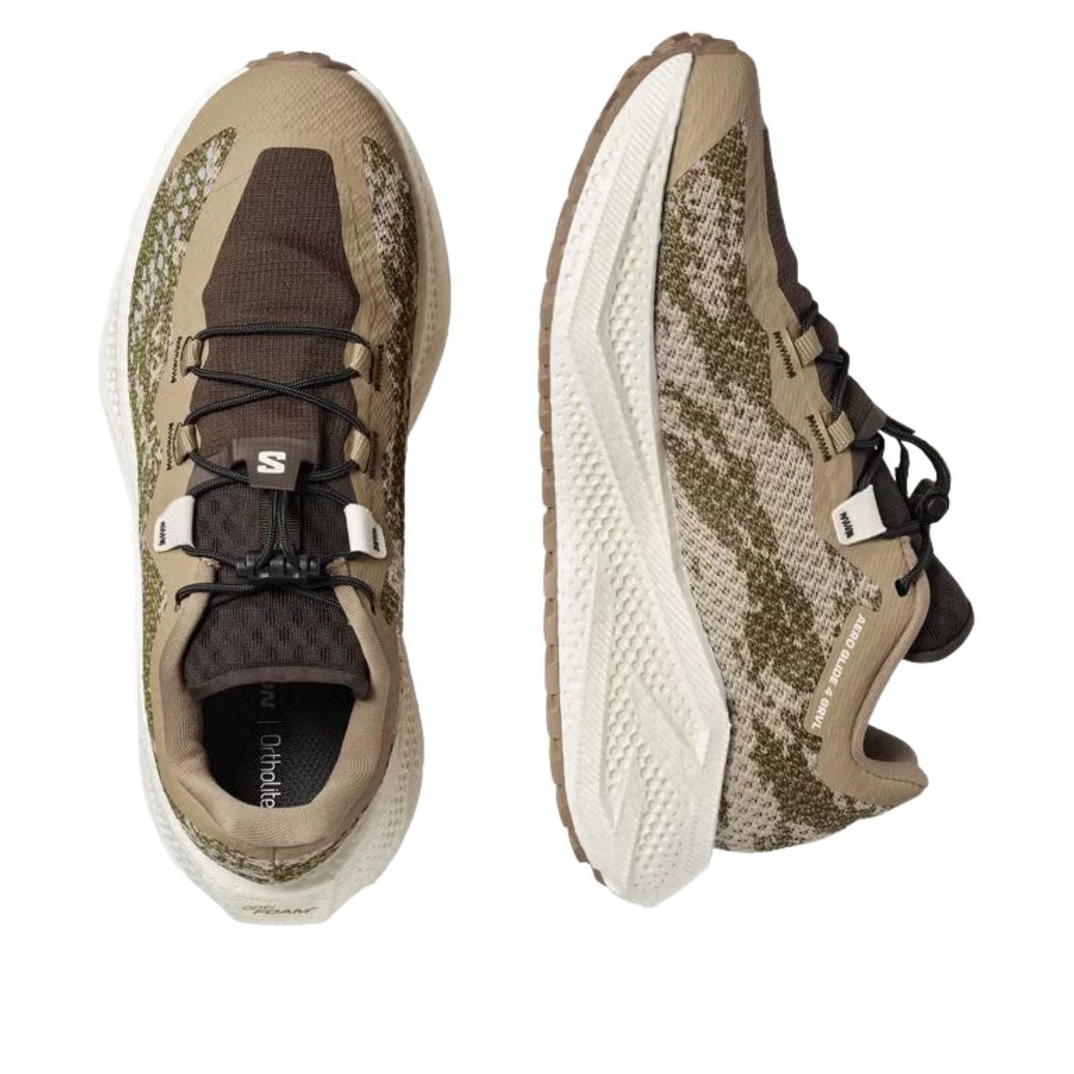 (WMNS) SALOMON Areo Glide 4 GRVL 'Safari Vanilla Ice' 491753