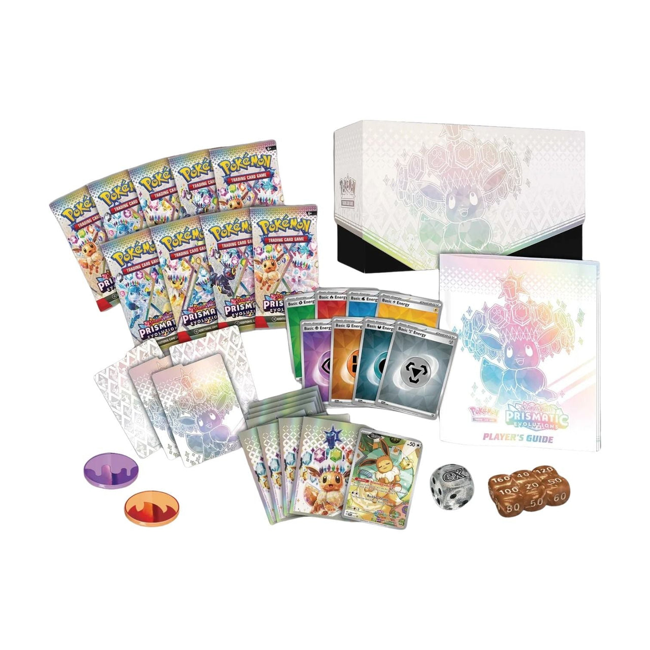 Pokemon Card Eng. 2025 Pokemon SV: Prismatic Evolutions Elite Trainer Box 100-10013