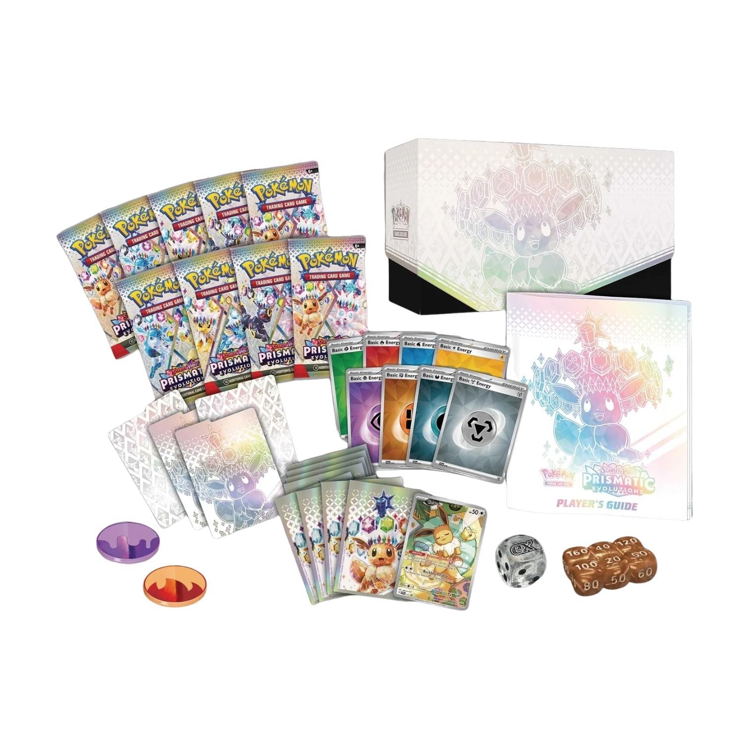 Pokemon Card Eng. 2025 Pokemon SV: Prismatic Evolutions Elite Trainer Box 100-10013