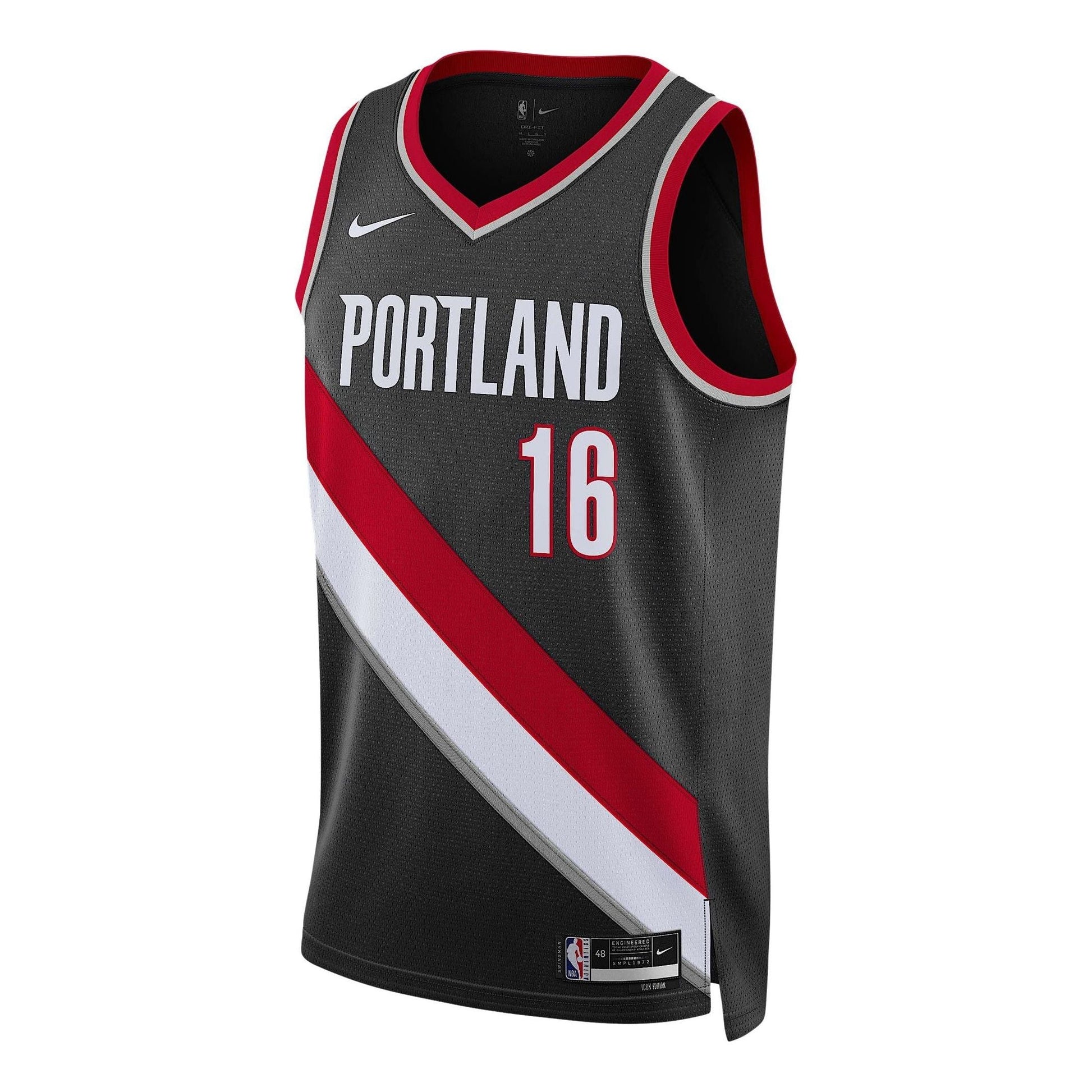 Nike Yang Hansen Icon Edition Dri-FIT NBA Swingman 'Black' DN2020-021