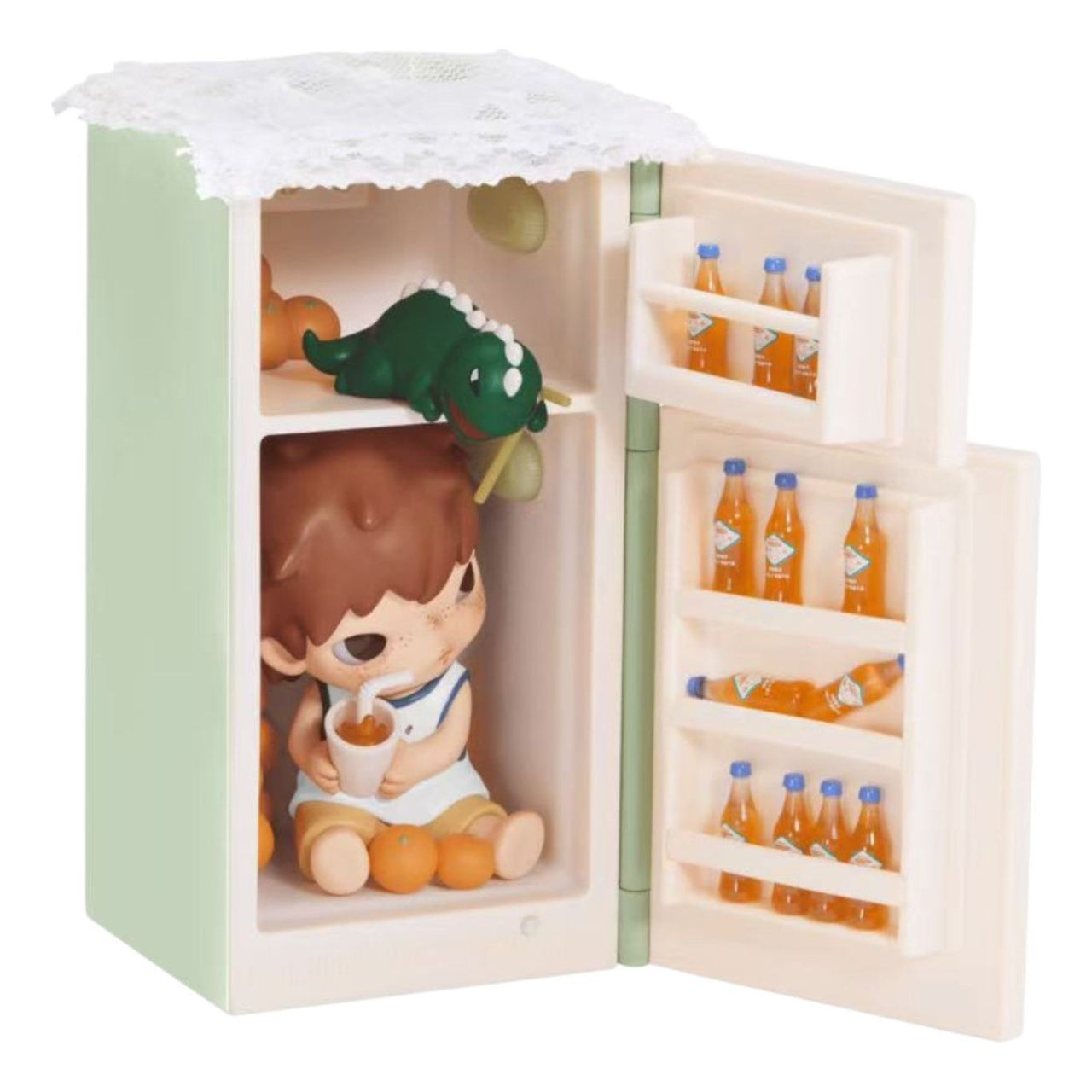 Pop Mart Hirono Figurine at the PTS International Toy Show 'Orange Soda' PPMT-2507-0038