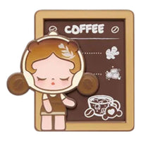 Pop Mart Pop Bean Coffee Factory Fridge Magnet 'Skullpanda Coffee Moment' PPMT-2508-0039-SCM