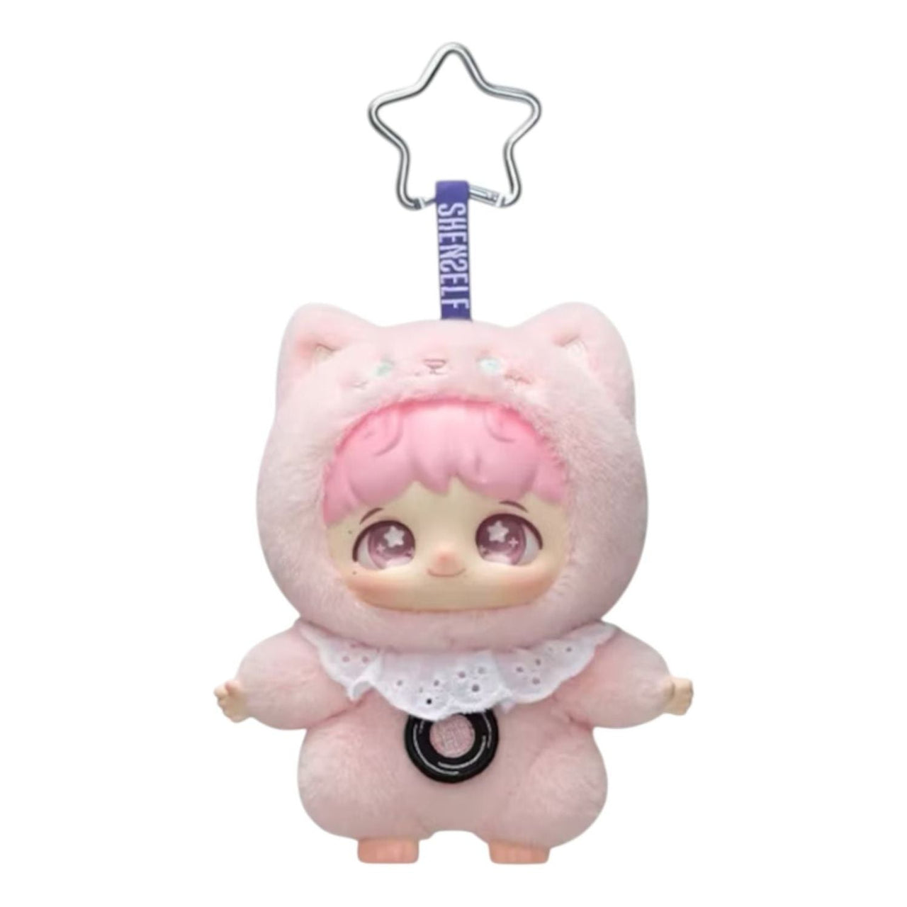 Pop Mart Zhou Shen Shenself Vinyl Plush Doll Pendant 'Say Hi' PPMT-2508-0080-SH