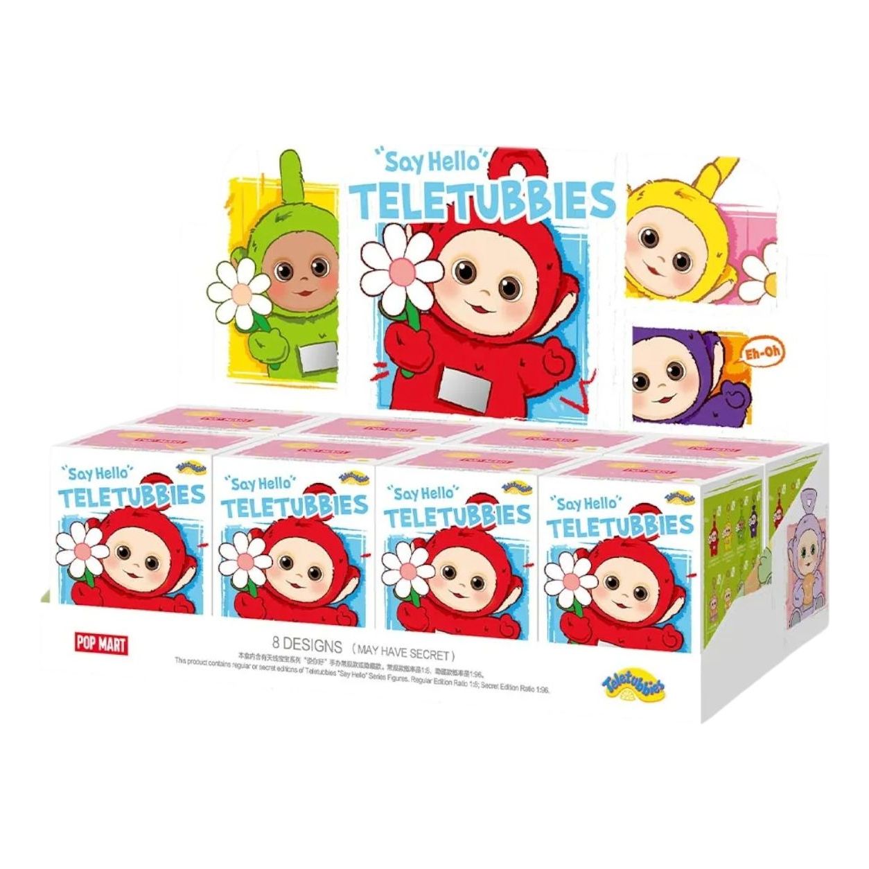 Pop Mart Teletubbies Say Hello Figures Sealed Case (8 Blind Boxes) PPMT-2509-0045