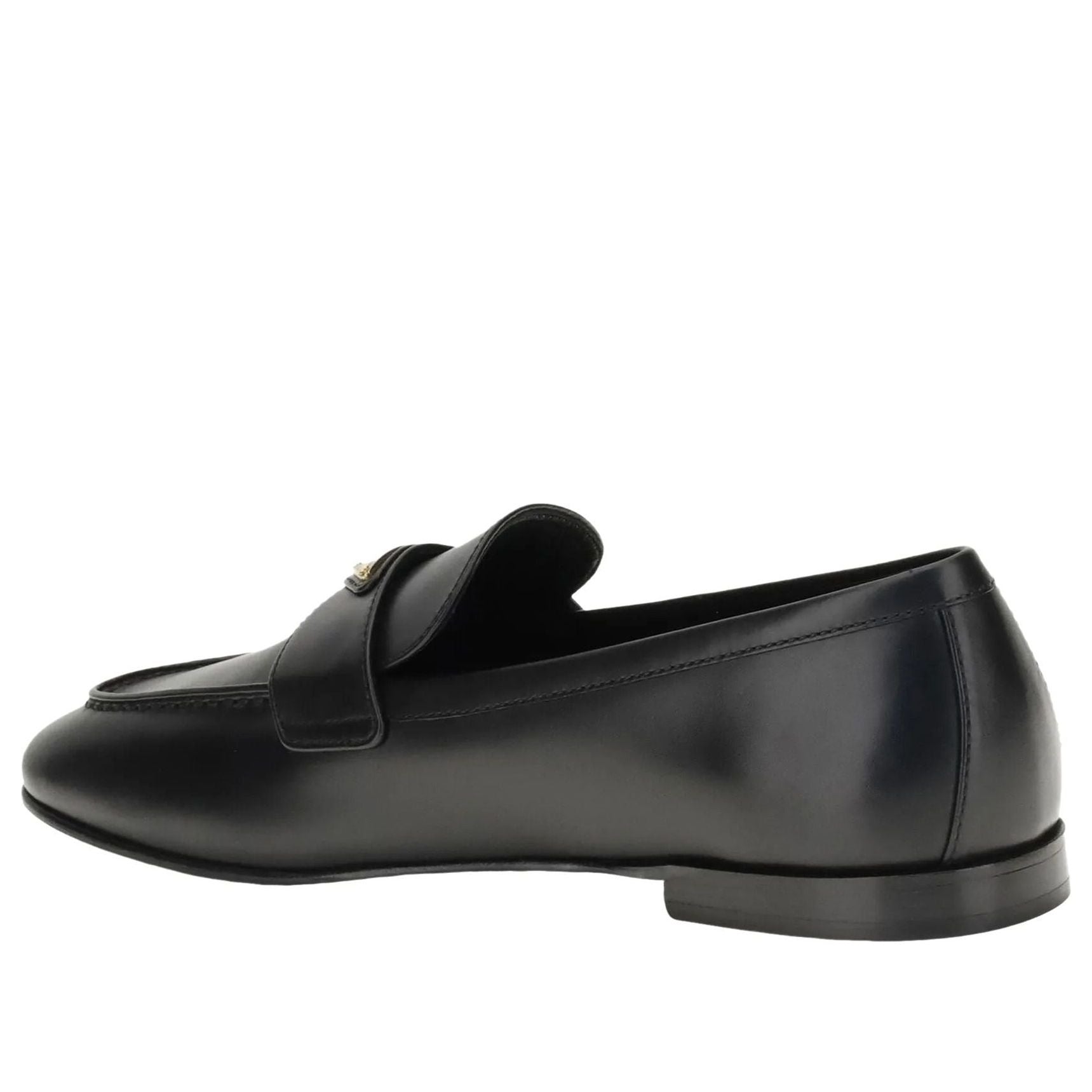 (WMNS) PRADA FW25 Triangle Logo Loafer 'Black' 1D147O-070-F0002