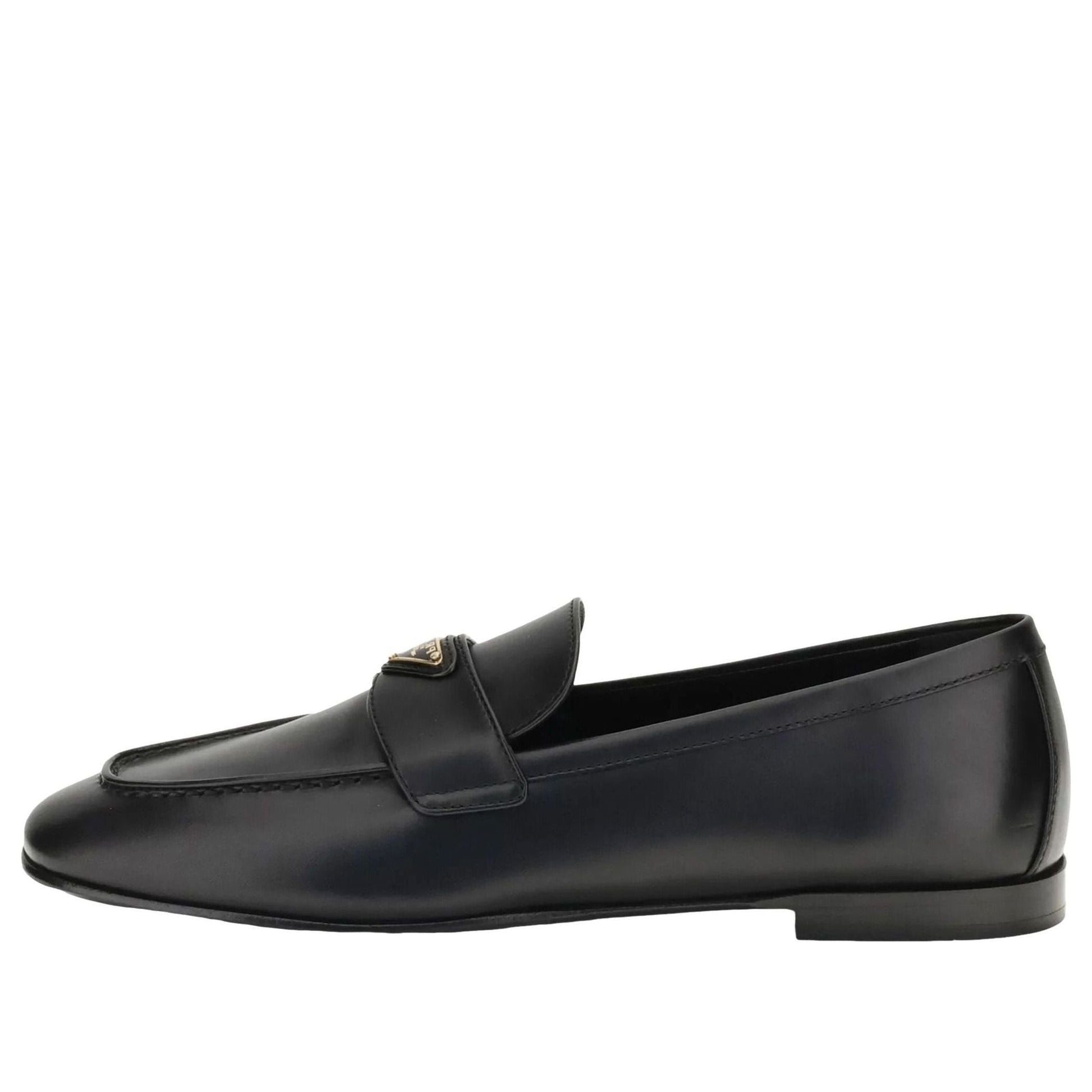 (WMNS) PRADA FW25 Triangle Logo Loafer 'Black' 1D147O-070-F0002