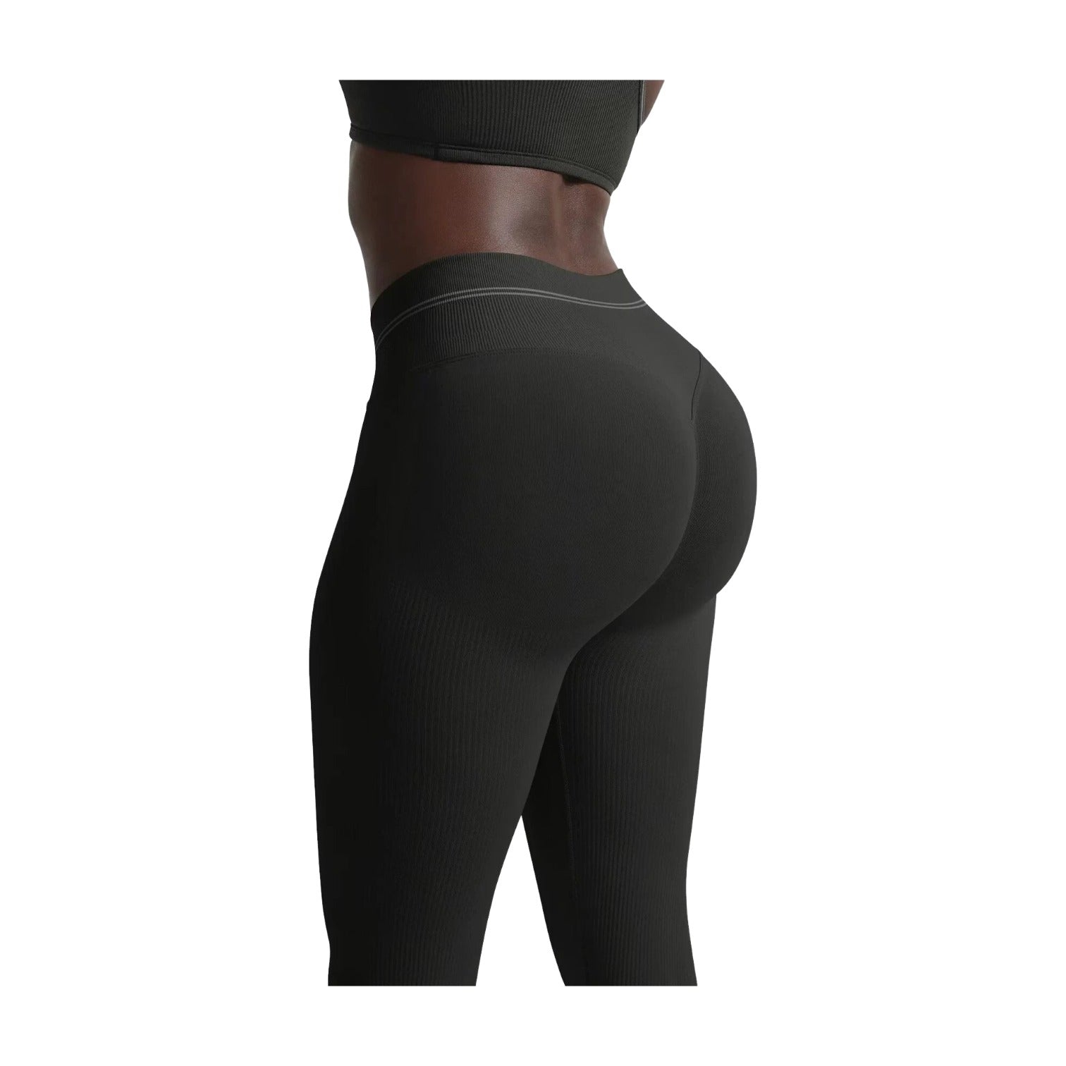 (WMNS) Nike x SKIMS Ribbed Seamless 26" Legging 'Obsidian' PTLEG10262W-OAR