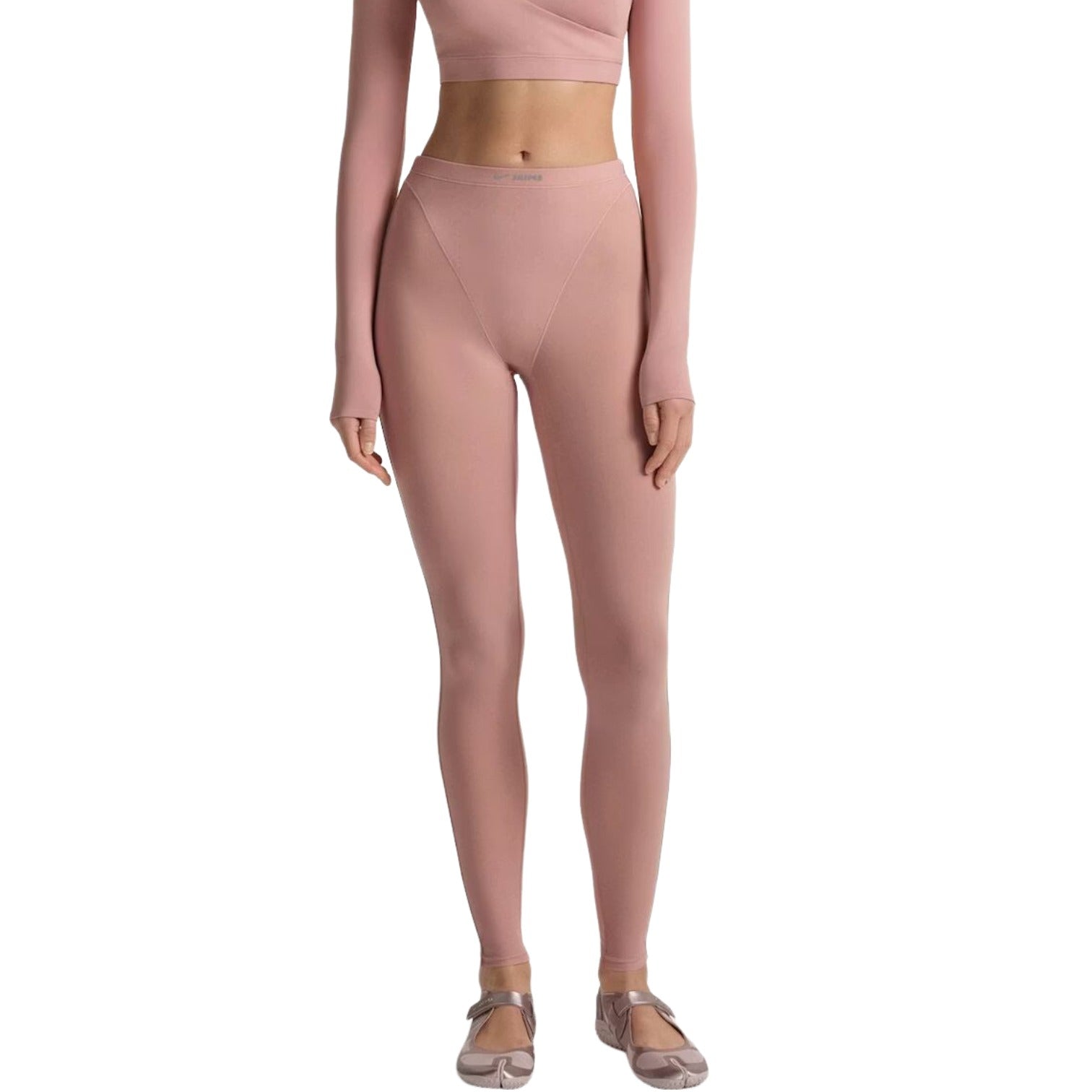 (WMNS) Nike x SKIMS Weightless Layers High-Waisted V-Panel Legging 'Himalayan' PTLEG8361W-HIM