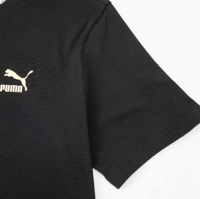 PUMA Classics GS Graphic T-shirt 'Black' 682344-01