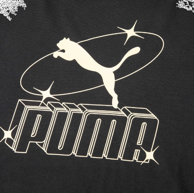 PUMA Classics GS Graphic T-shirt 'Black' 682344-01