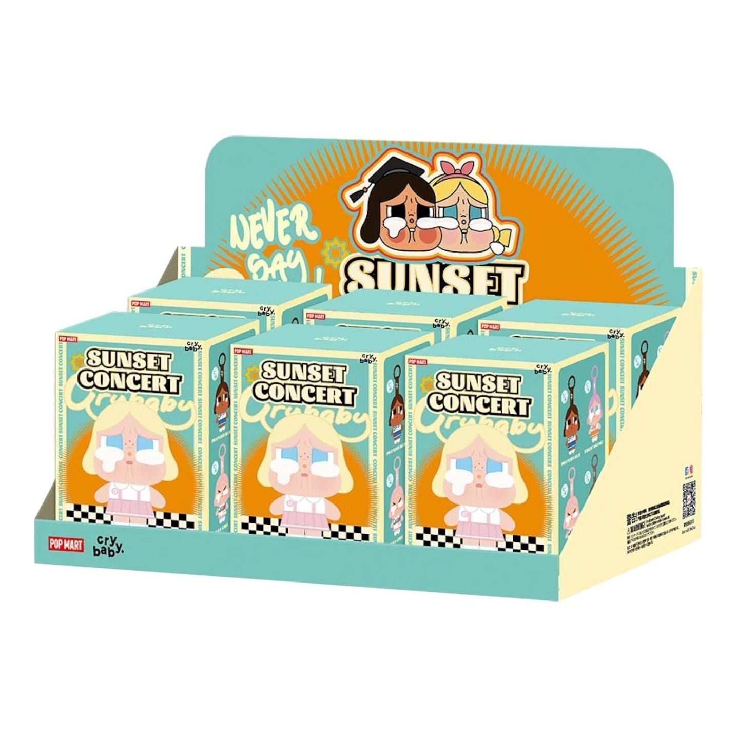Pop Mart CryBaby Sunset Concert Series Sealed Case (6 Blind Box) PPMT-2406-0036