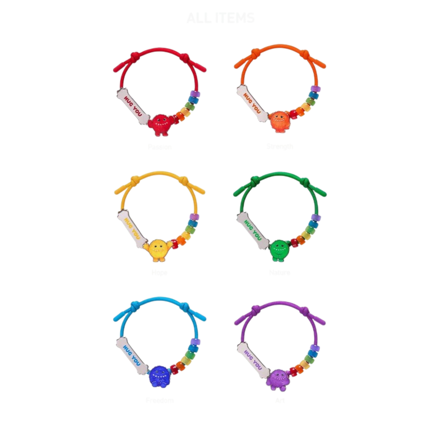 Pop Mart Instinctoy Hugging You Wristband Sealed Case (6 Blind Boxes) PPMT-2509-0037-960831717