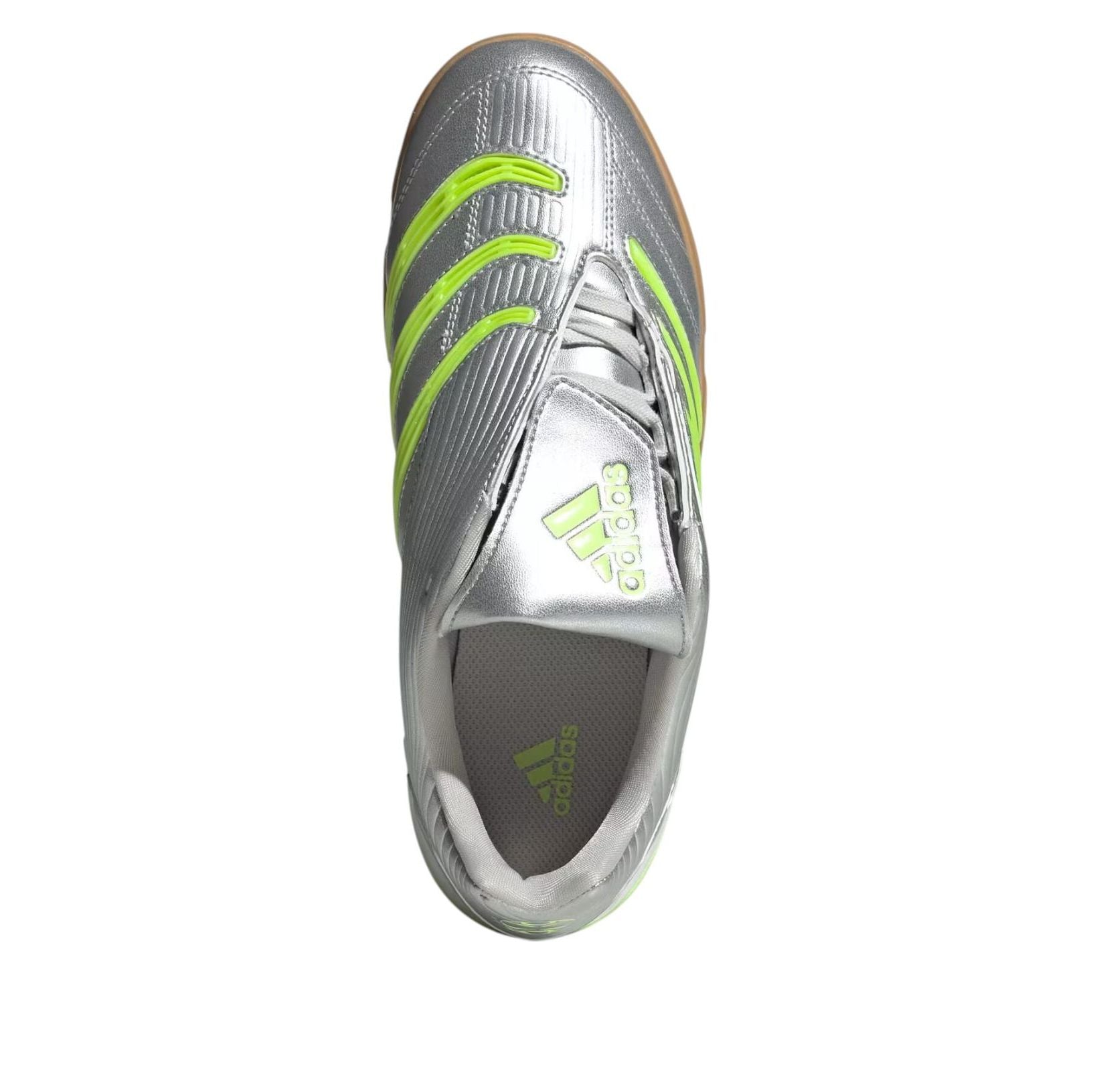(WMNS) adidas Predator Sala 'Silver Metallic Signal Green' JR1636