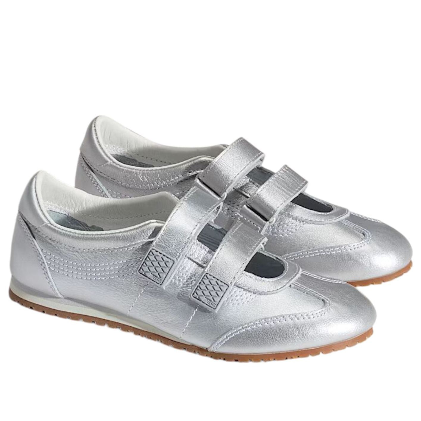 (WMNS) Vans Premium Mary Jane Super Lowpro 'Silver Grey' VN000D9GSLV