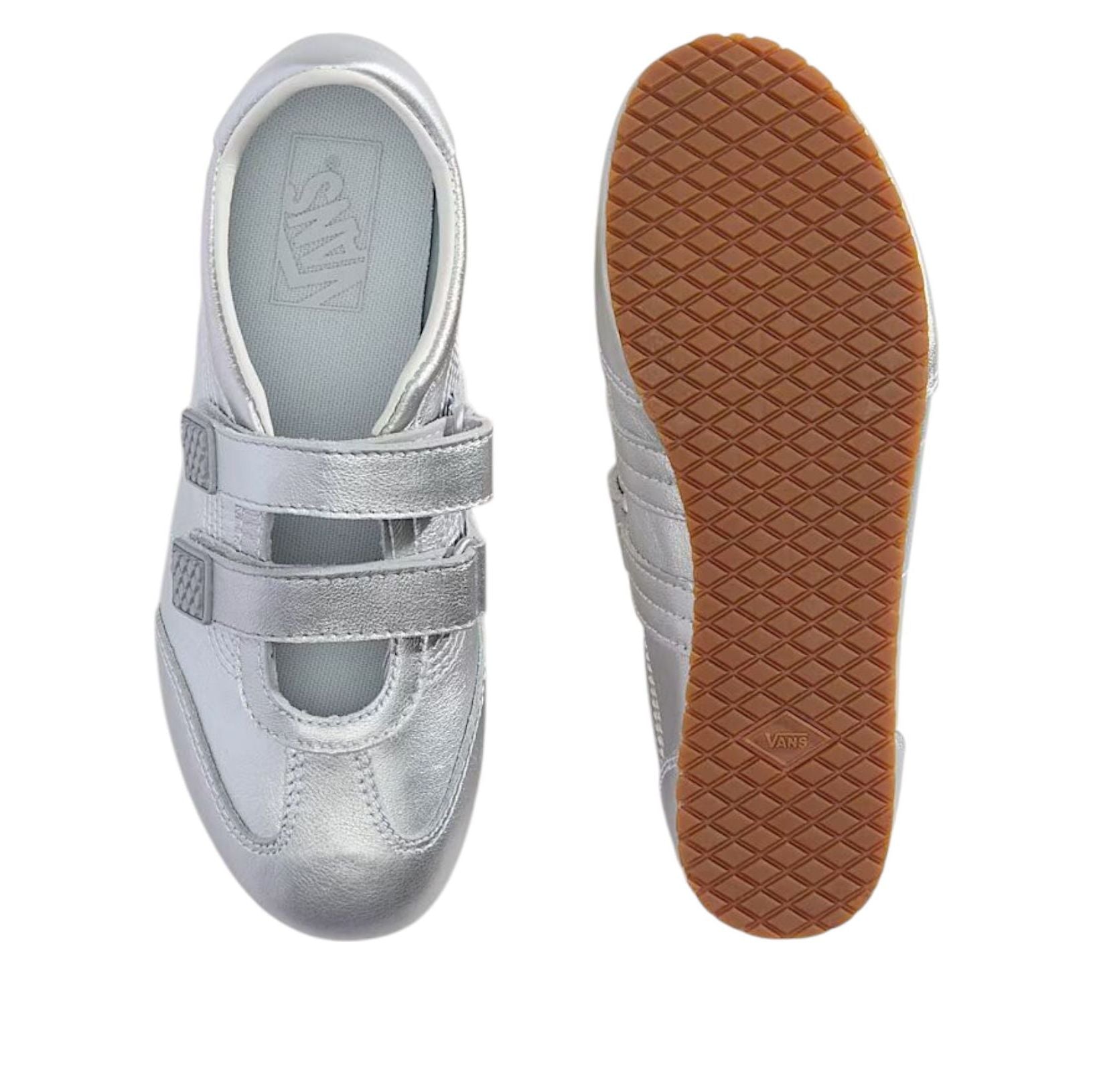 (WMNS) Vans Premium Mary Jane Super Lowpro 'Silver Grey' VN000D9GSLV