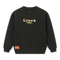 Li-Ning Rijindoujin Embroidered Logo Sweatshirt 'Black' AWDS163-3