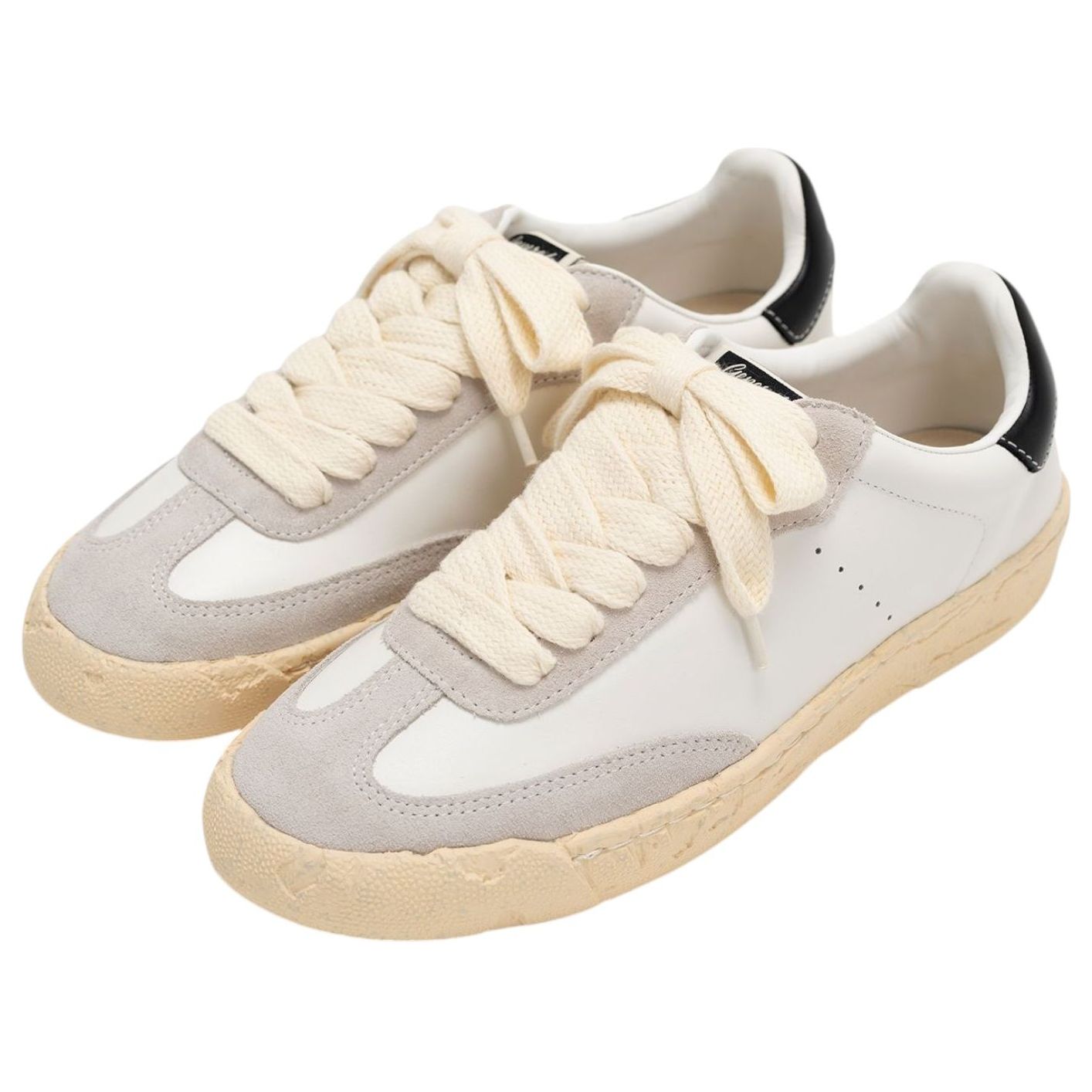 Maison MIHARA YASUHIRO FRANCIS PAST Sole Mixed Material Low 'White' S14FW704-WHITE