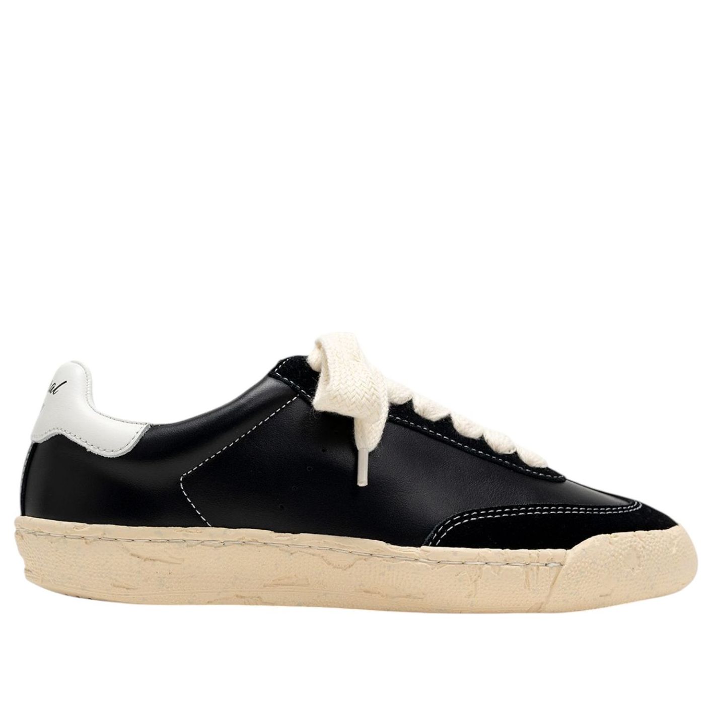 Maison MIHARA YASUHIRO FRANCIS PAST Sole Mixed Material Low 'Black' S14FW704-BLACK