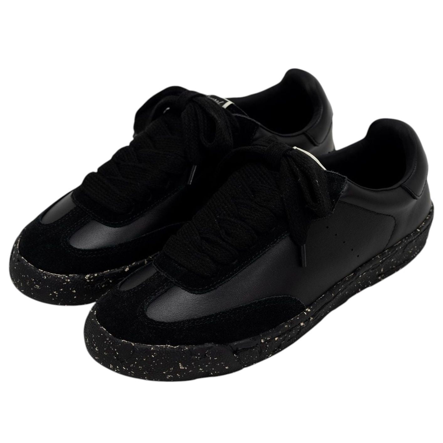 Maison MIHARA YASUHIRO FRANCIS PAST Sole Mixed Material Low 'Black Black' S14FW704-BLACK-BLACK