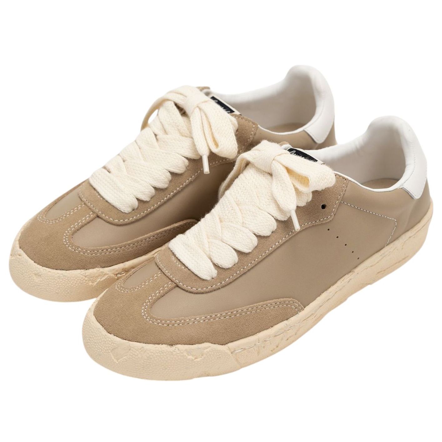 Maison MIHARA YASUHIRO FRANCIS PAST Sole Mixed Material Low 'Beige' S14FW704-BEIGE
