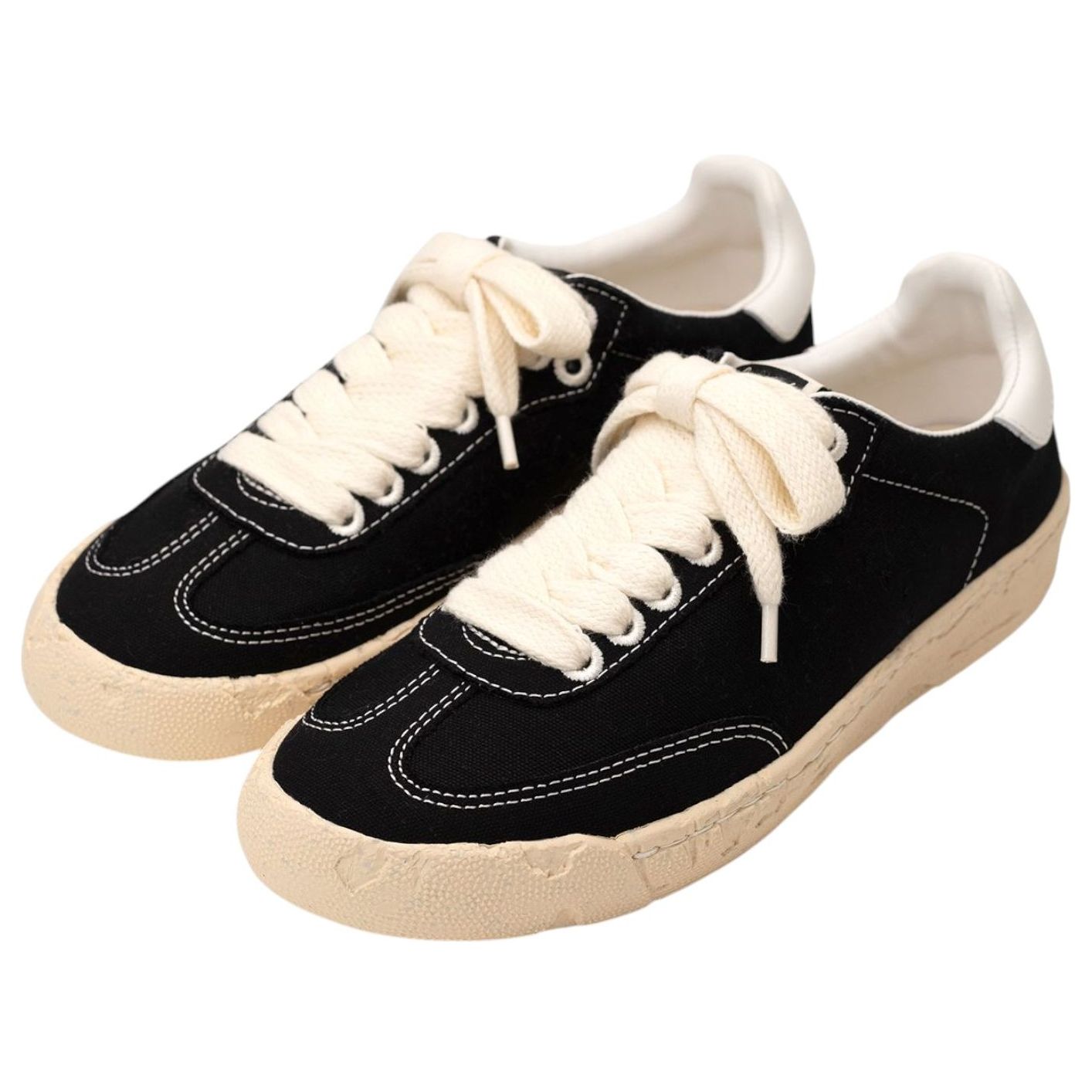 Maison MIHARA YASUHIRO FRANCIS PAST Low 'Black' S14FW705-BLACK