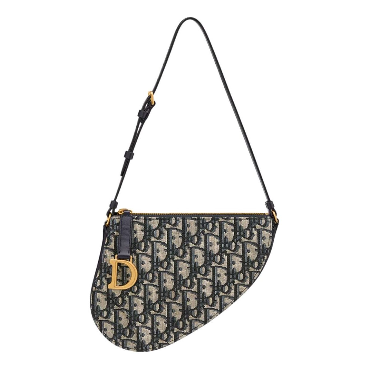(WMNS) DIOR Saddle Rodeo Pouch 'Blue Oblique Jacquard' S5909CTZQ-M928