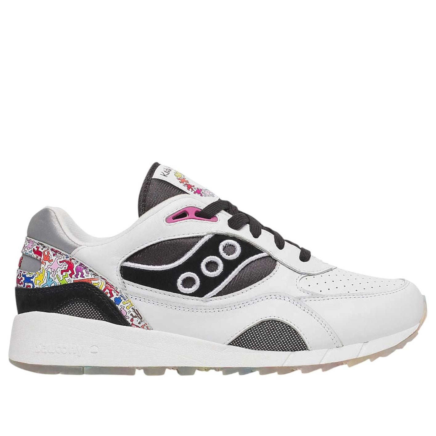 (WMNS) Saucony x Keith Haring Shadow 6000 'White Multi' S60973-1