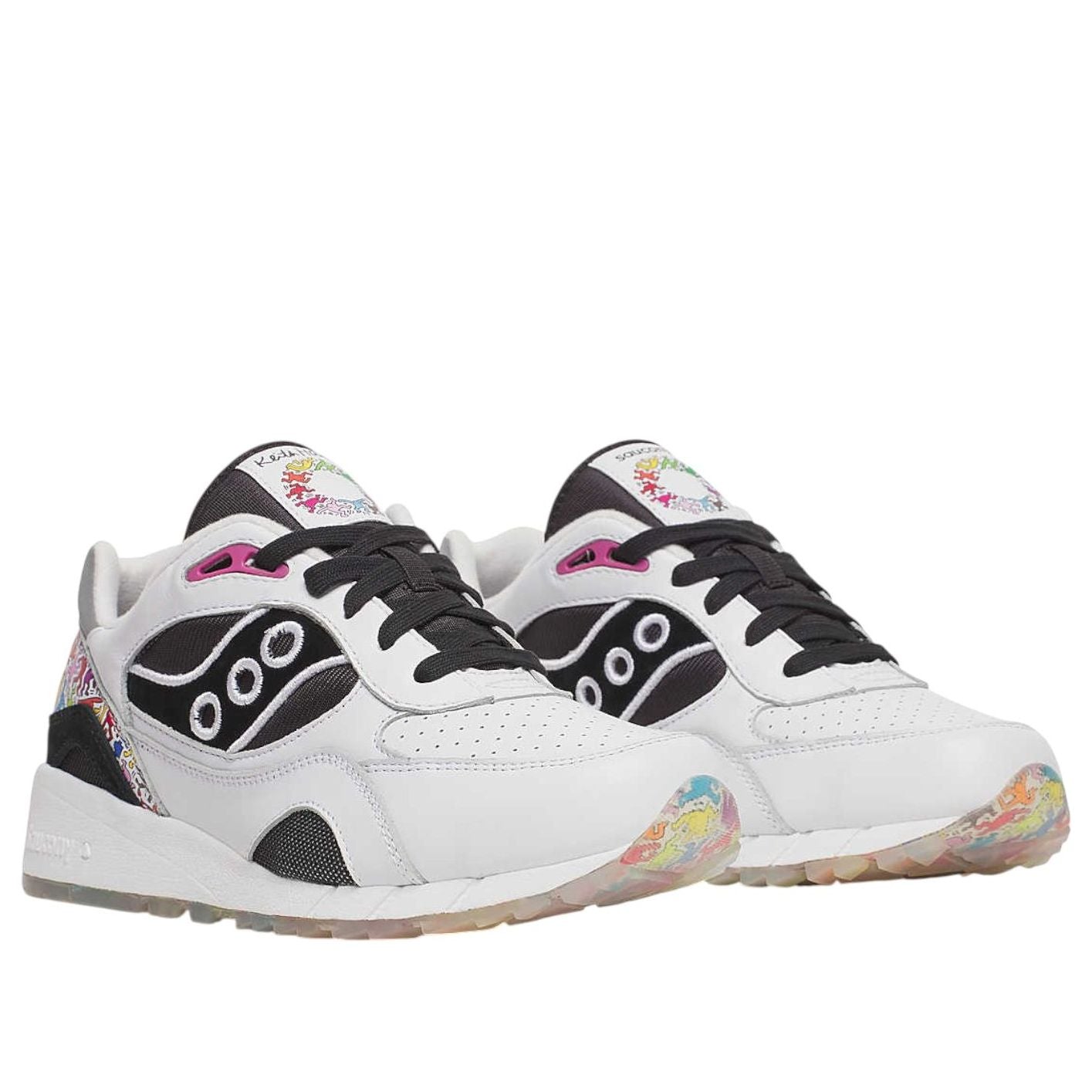 (WMNS) Saucony x Keith Haring Shadow 6000 'White Multi' S60973-1