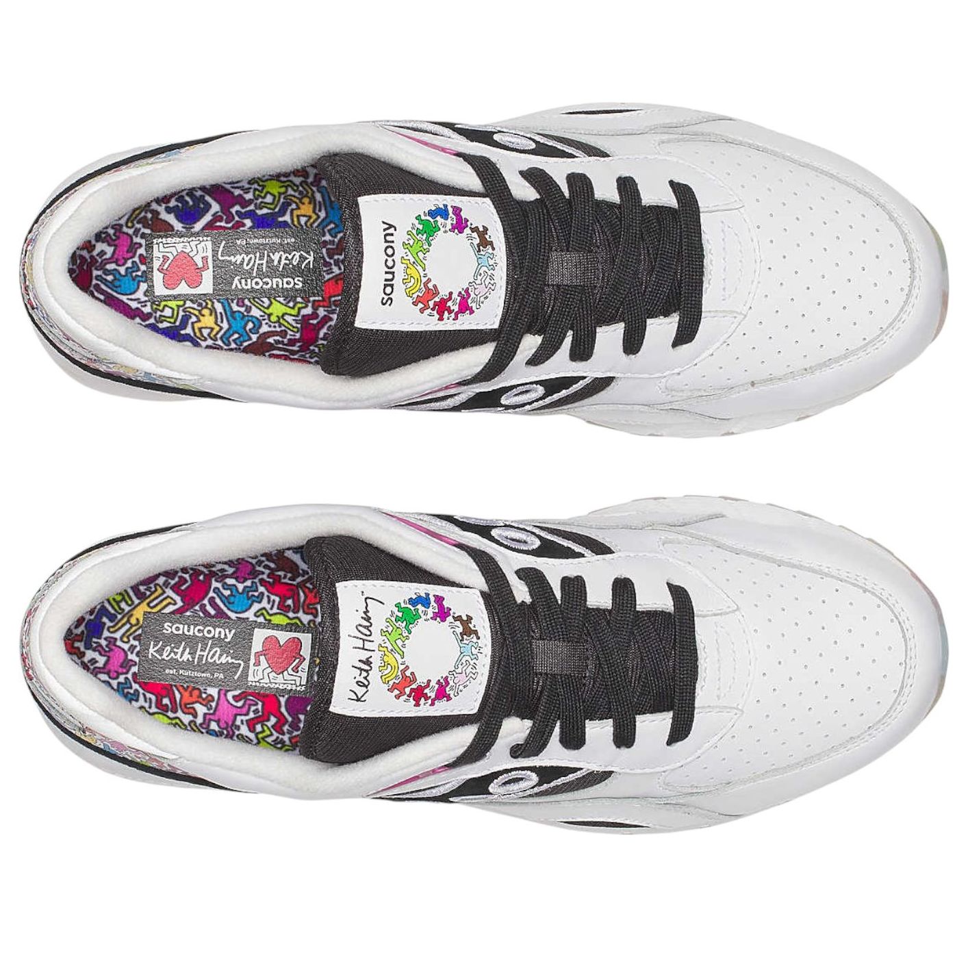 (WMNS) Saucony x Keith Haring Shadow 6000 'White Multi' S60973-1