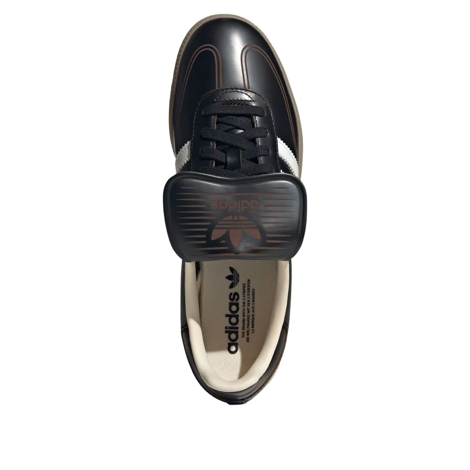 (WMNS) adidas Samba LT 'Core Black Core White Bronze Strata' HQ9248