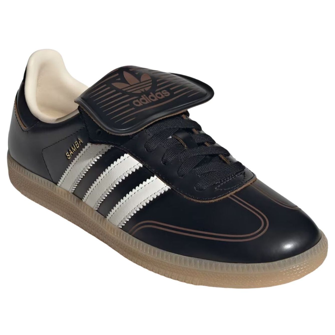 (WMNS) adidas Samba LT 'Core Black Core White Bronze Strata' HQ9248