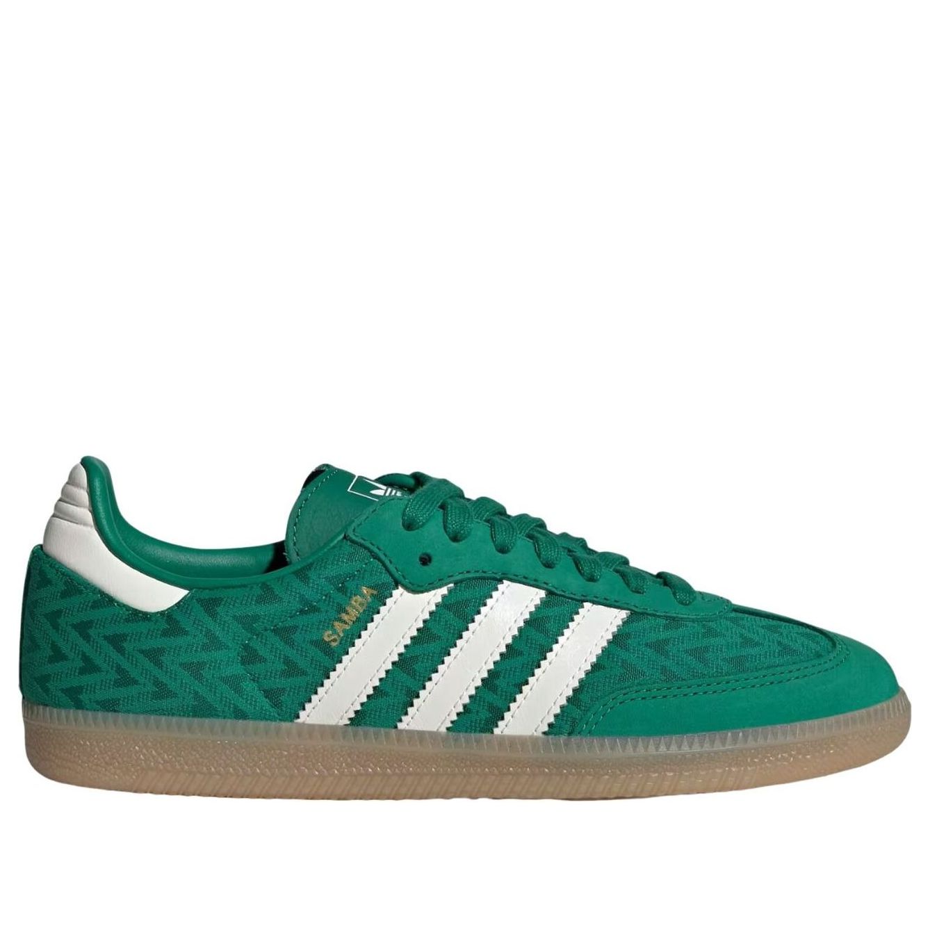 (WMNS) adidas Samba 'Bold Green Off White Gold Metallic' IH3976