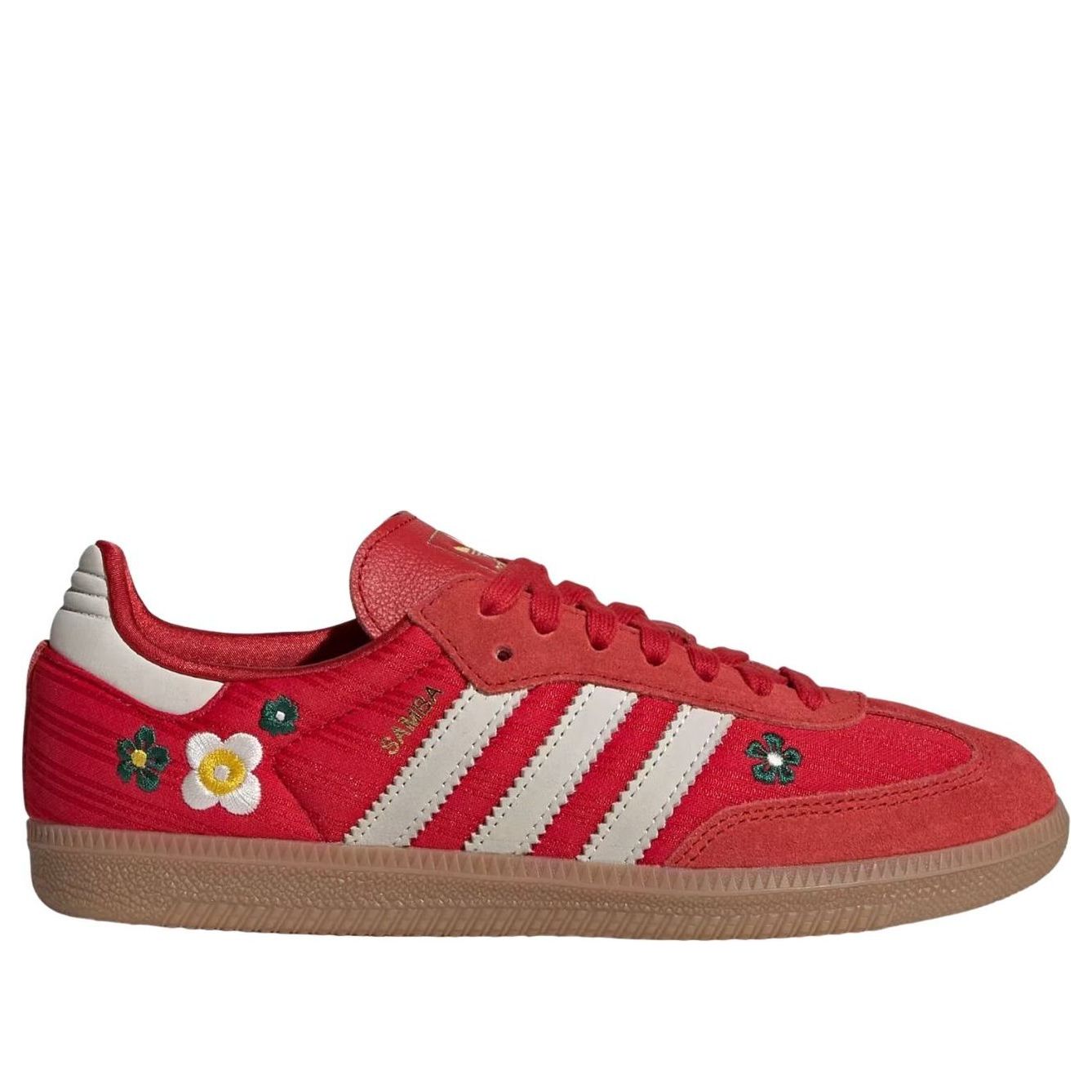 (WMNS) adidas Samba 'Red Off White Gum' IH9056