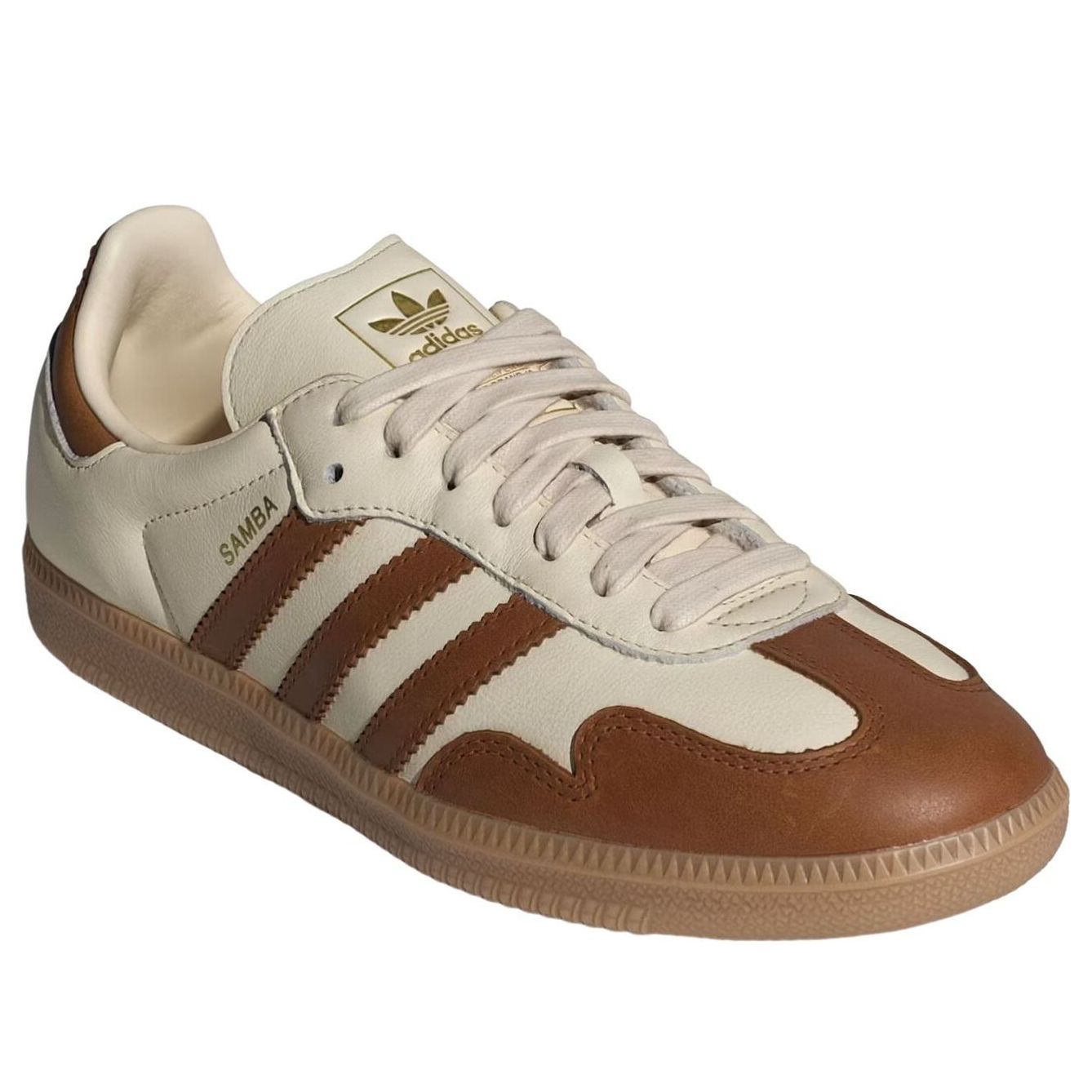(WMNS) adidas Samba 'Wonder White Dusky Bronze Gold Metallic' KJ0996
