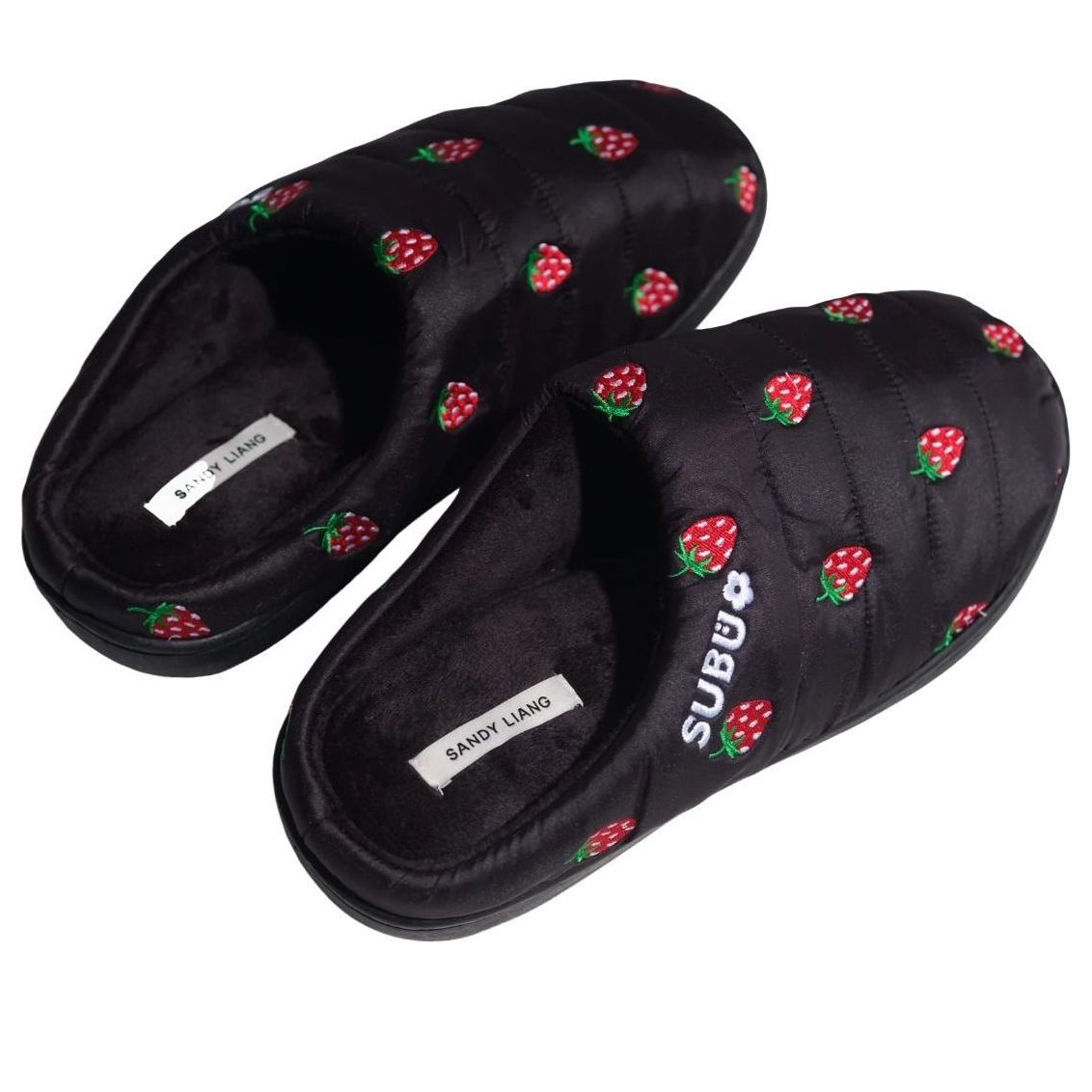 SUBU x Sandy Liang Slipper 'Strawberry Black' SD-20