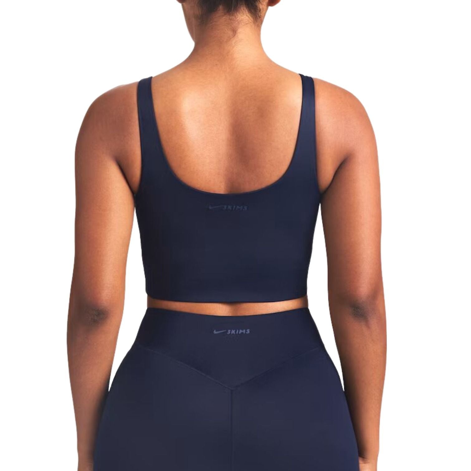 (WMNS) Nike x SKIMS Shine Scoop-Neck Bra Top 'Navy' BRSPT5149W-NVY