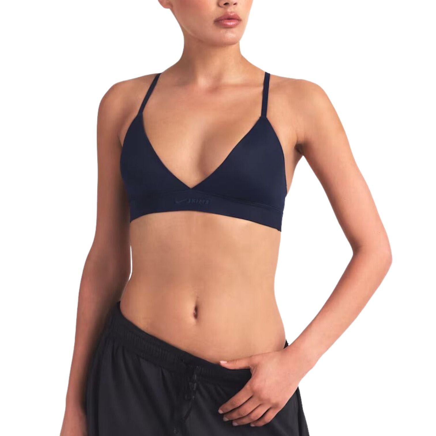 (WMNS) Nike x SKIMS Shine Triangle Bra 'Navy' BRSPT7842W-NVY
