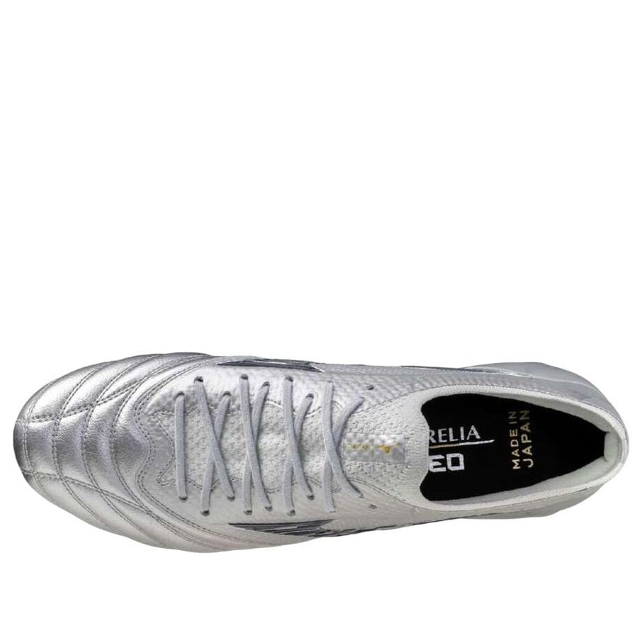 Mizuno Morelia Neo 4 Beta Japan FG 'Platinum Silver Pack Silver Gold' P1GA254004