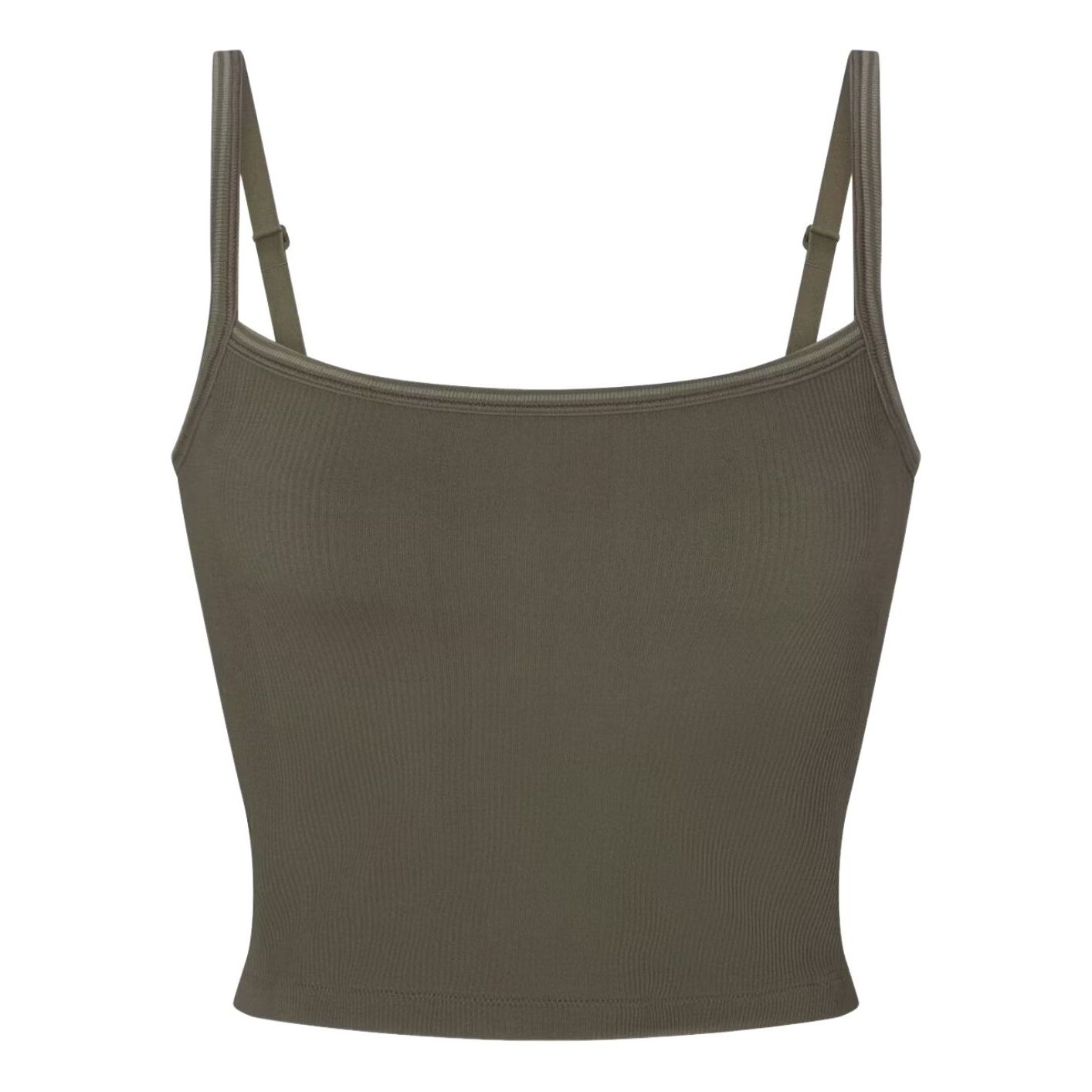 (WMNS) Nike x SKIMS Ribbed Seamless Cami Tank 'Dusty Oakmoss' BABRA10223W-DOD